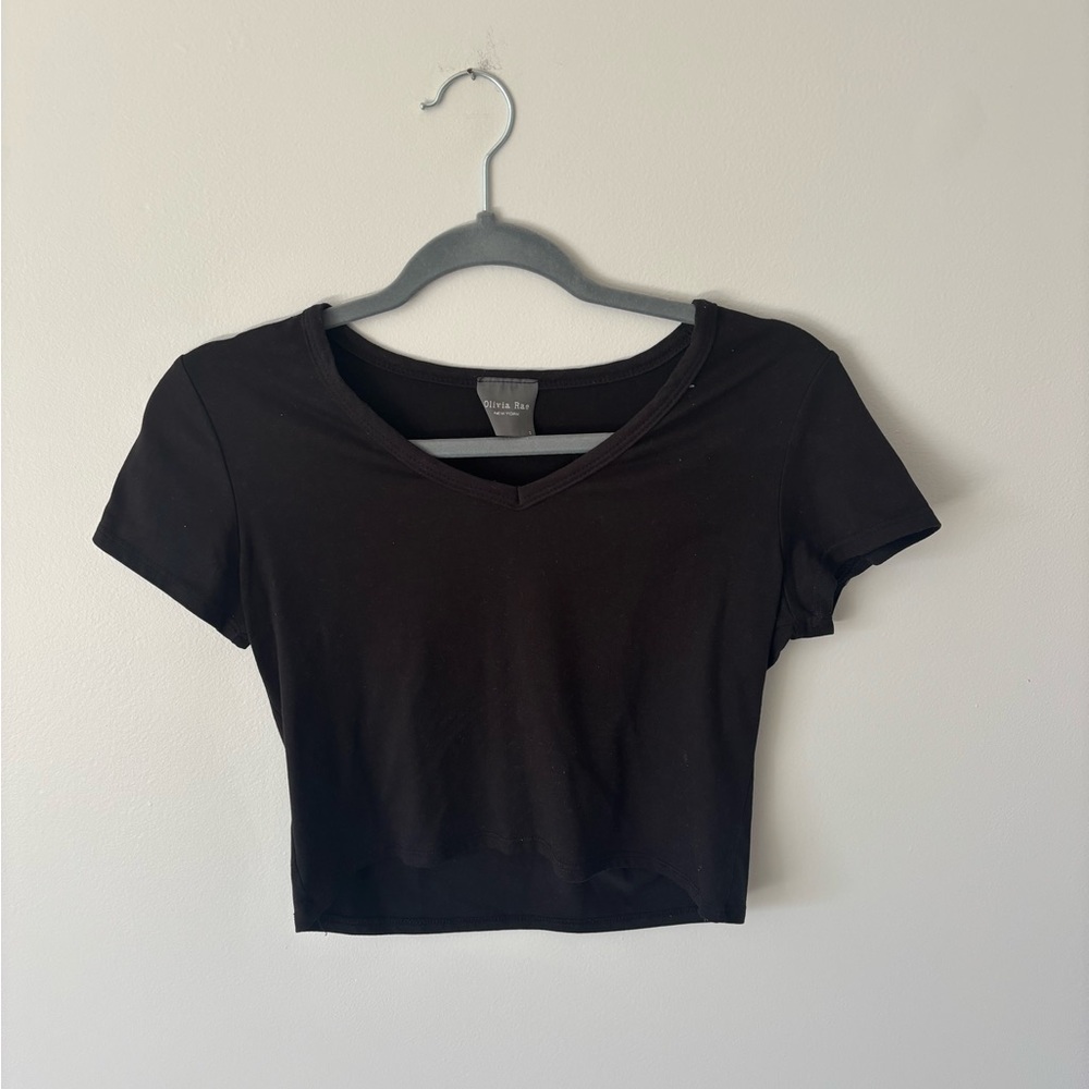Black Crop Top